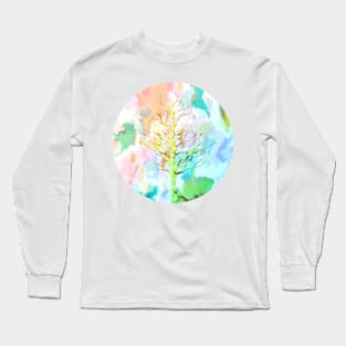 Abstraction with a Tree Long Sleeve T-Shirt